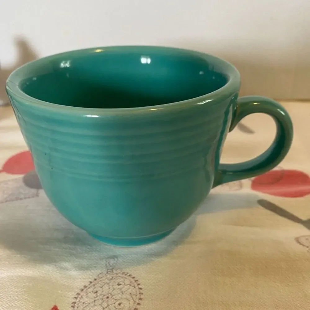 Fiestaware Turquoise Classic 7 ¾ oz Tea Cup